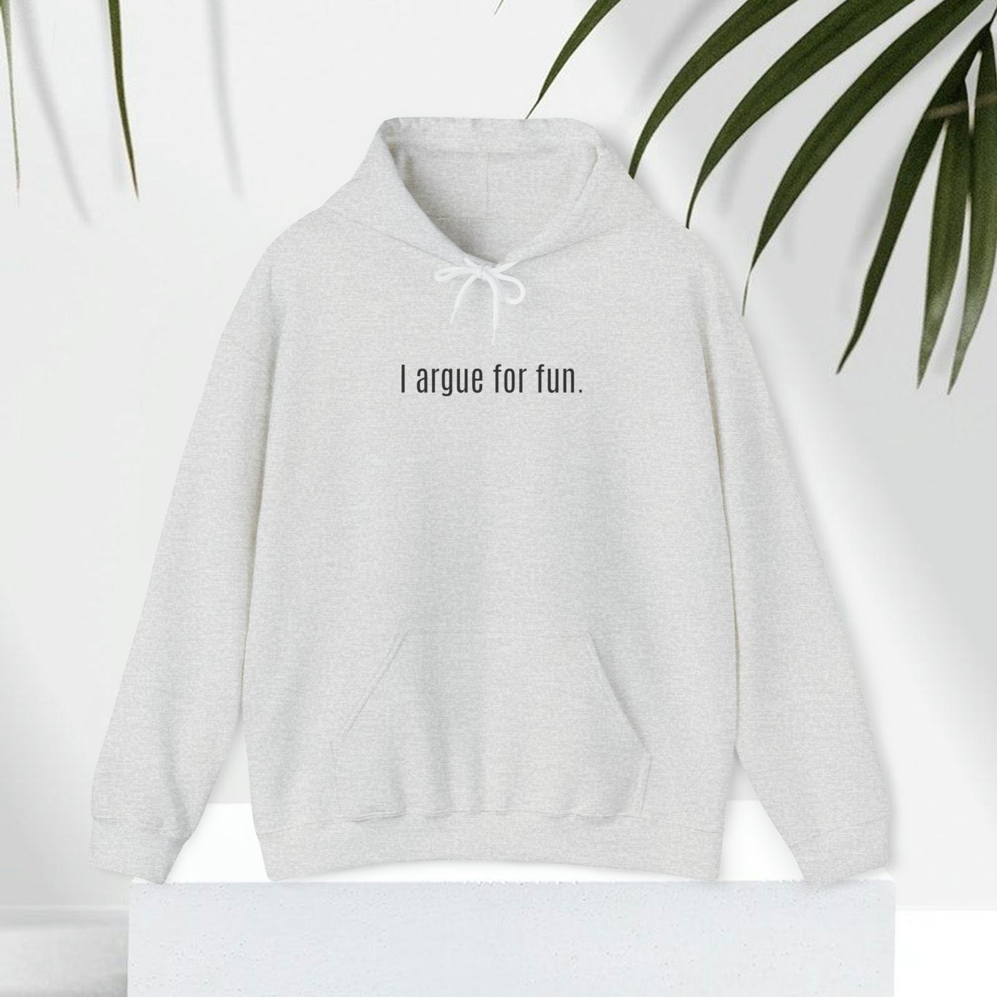 I Argue For Fun Hoodie